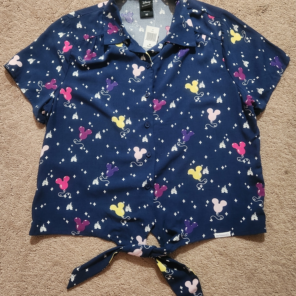 Her Universe Disney Castle and Mickey Balloon Top